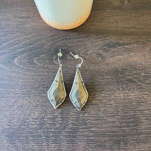 Kendra Scott Rustic Silver Earrings